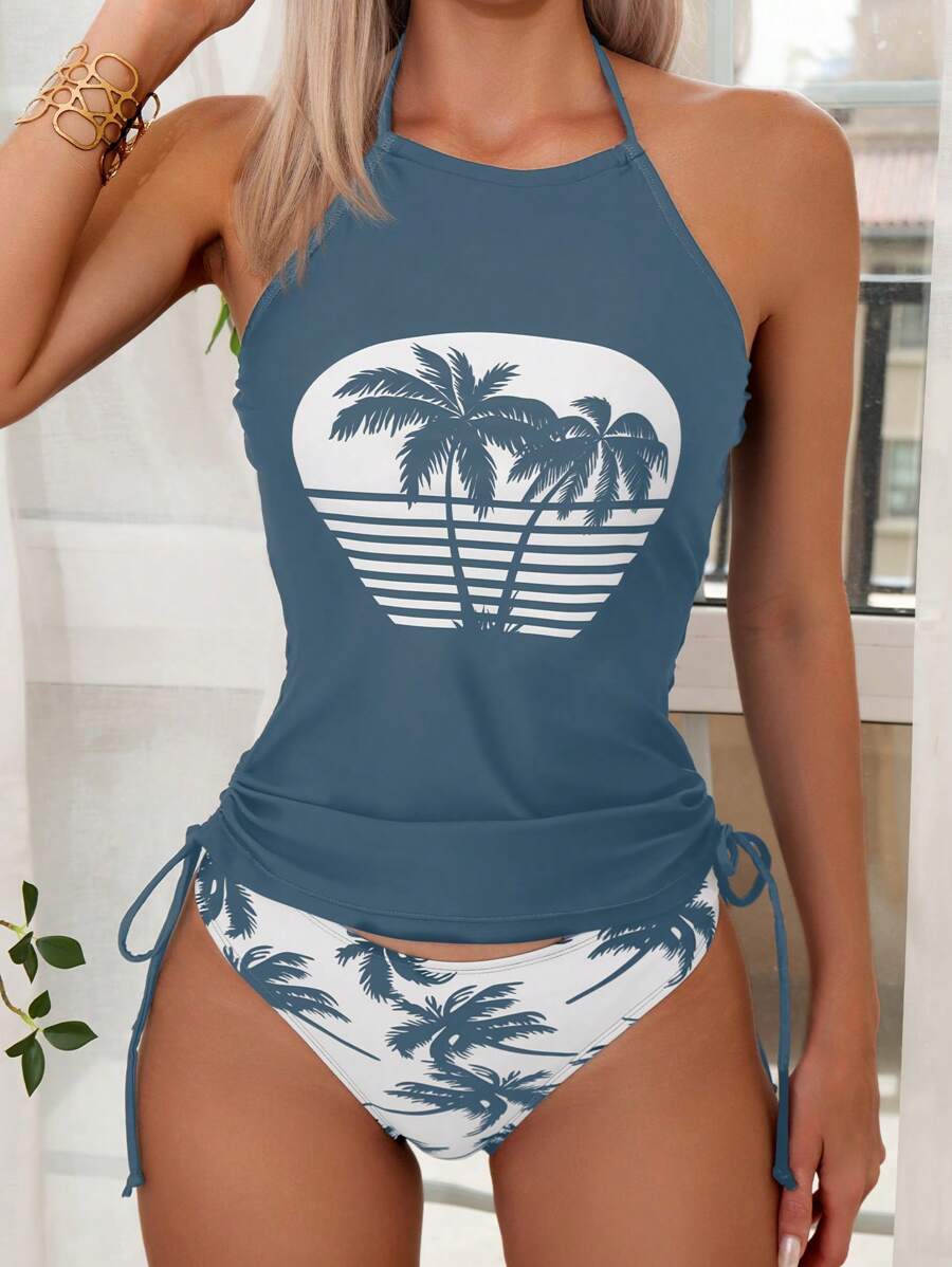 Biquíni Tankini Palms Sunset