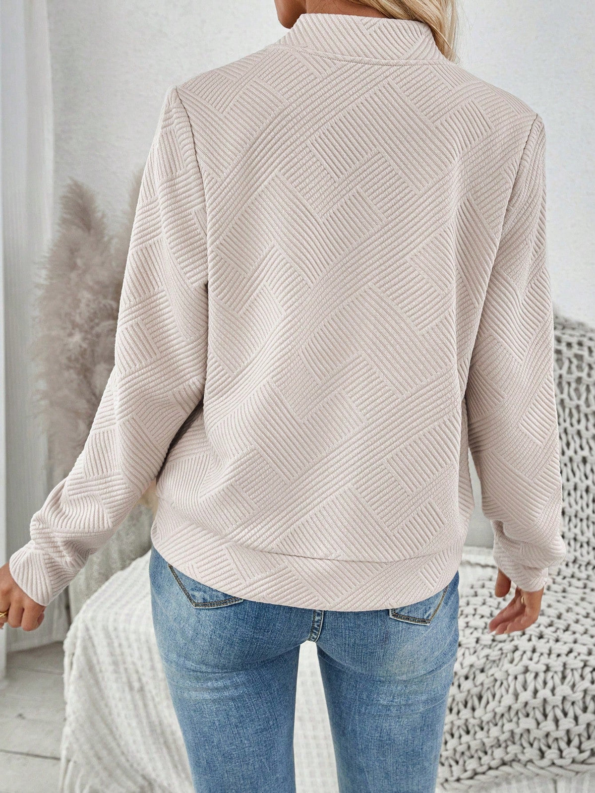 Jaqueta Bomber Feminina Texturizada