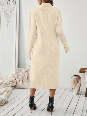 Vestido Midi Feminino de Inverno
