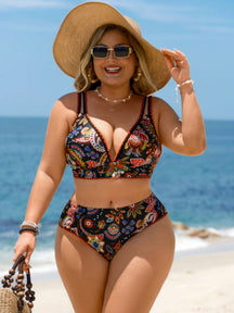 Biquini Feminino Estilo Floral