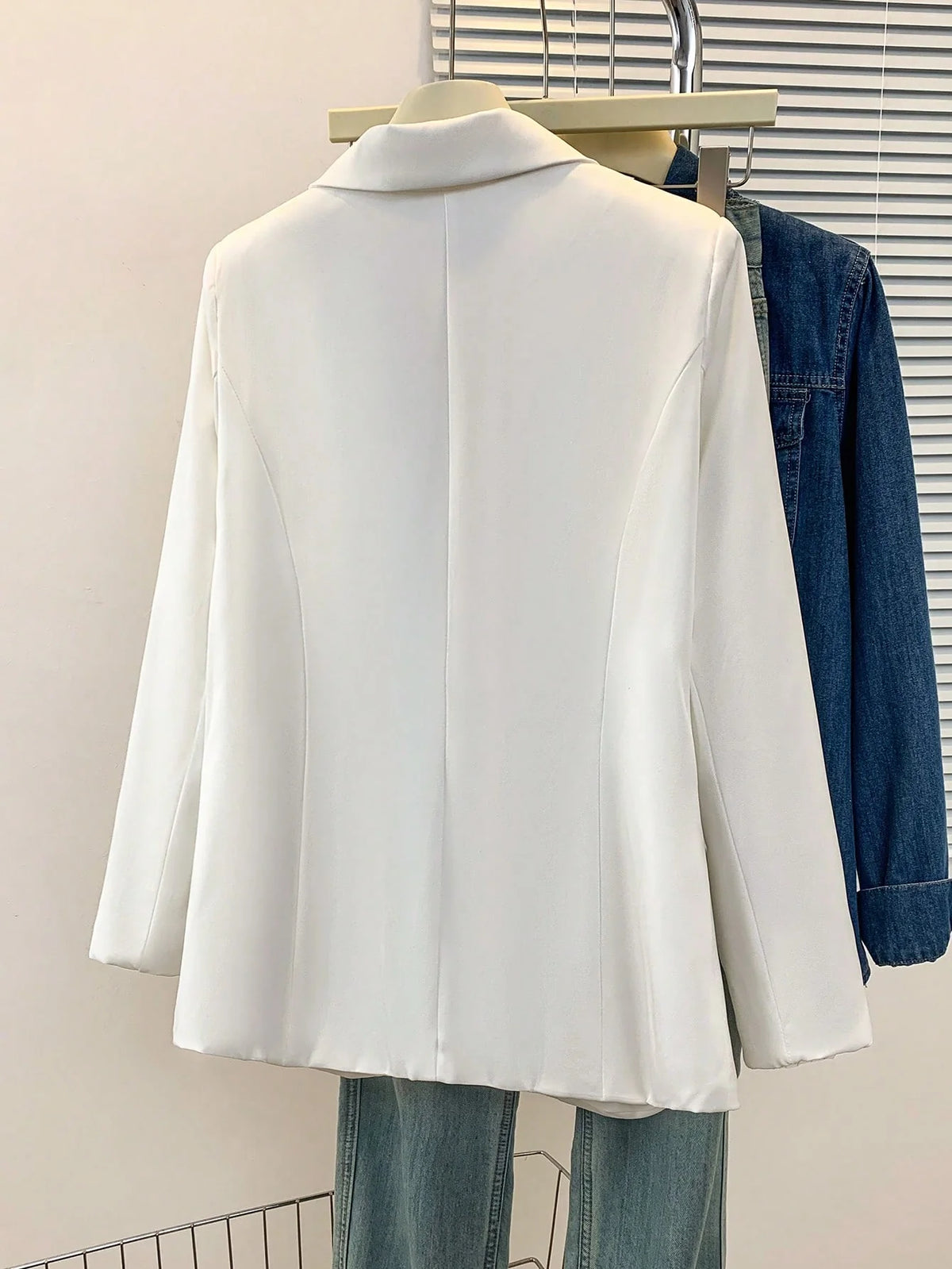Blazer Feminino de Alfaiataria Forrado