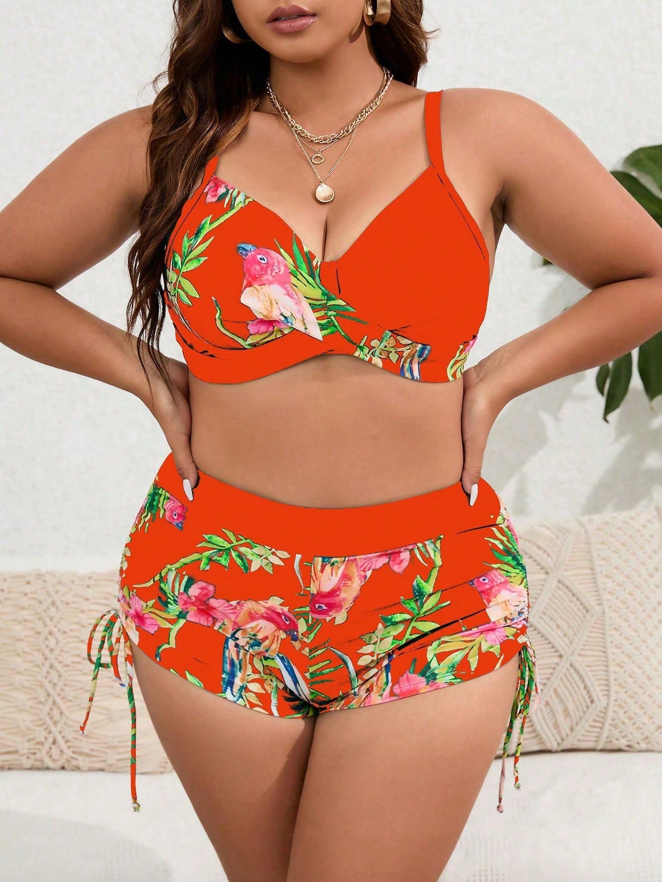 Shortkini Feminino Push Up